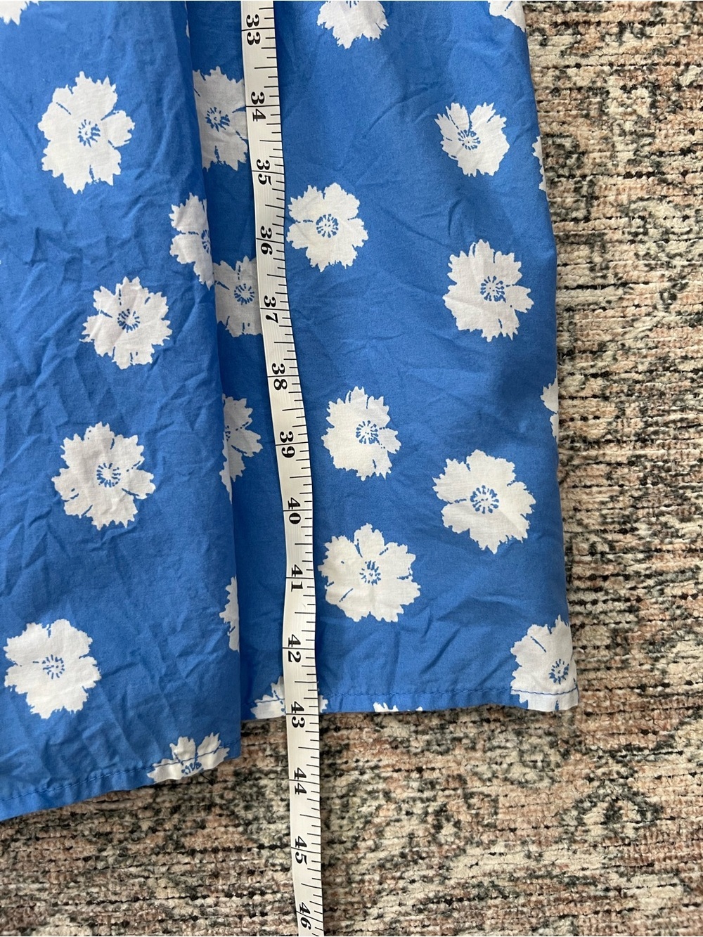 Universal Thread Floral Tiered Midi Sundress Womens Small 100% Cotton Ties - Picture 10 of 13